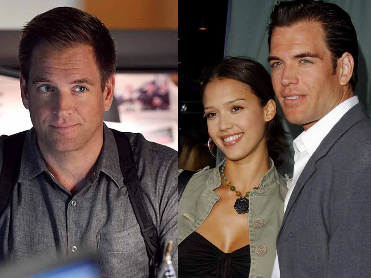 There was a joke about Michael Weatherly’s engagement to Jessica Alba.