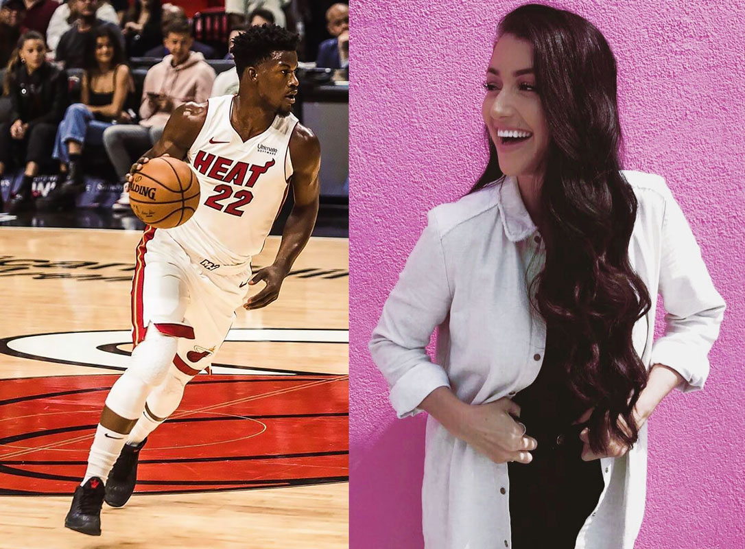 Kaitlin Nowak and Jimmy Butler