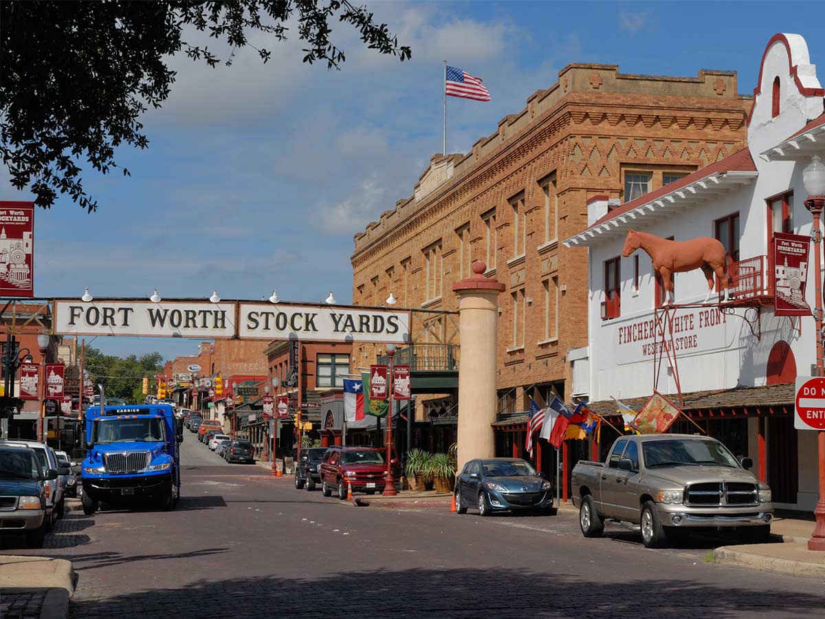 Fort Worth, Texas scenes were filmed in the Fort Worth Stockyards historic district.