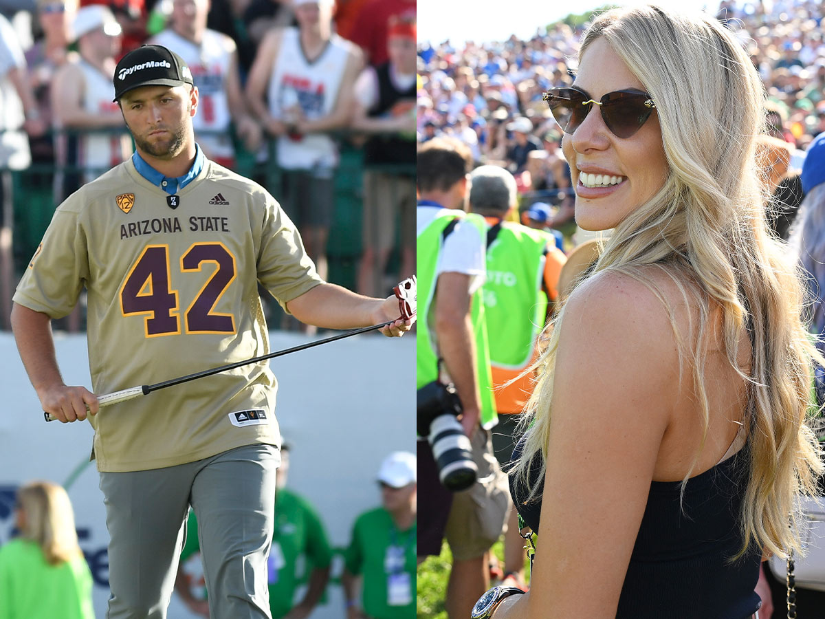 Jon Rahm and Kelley Cahill