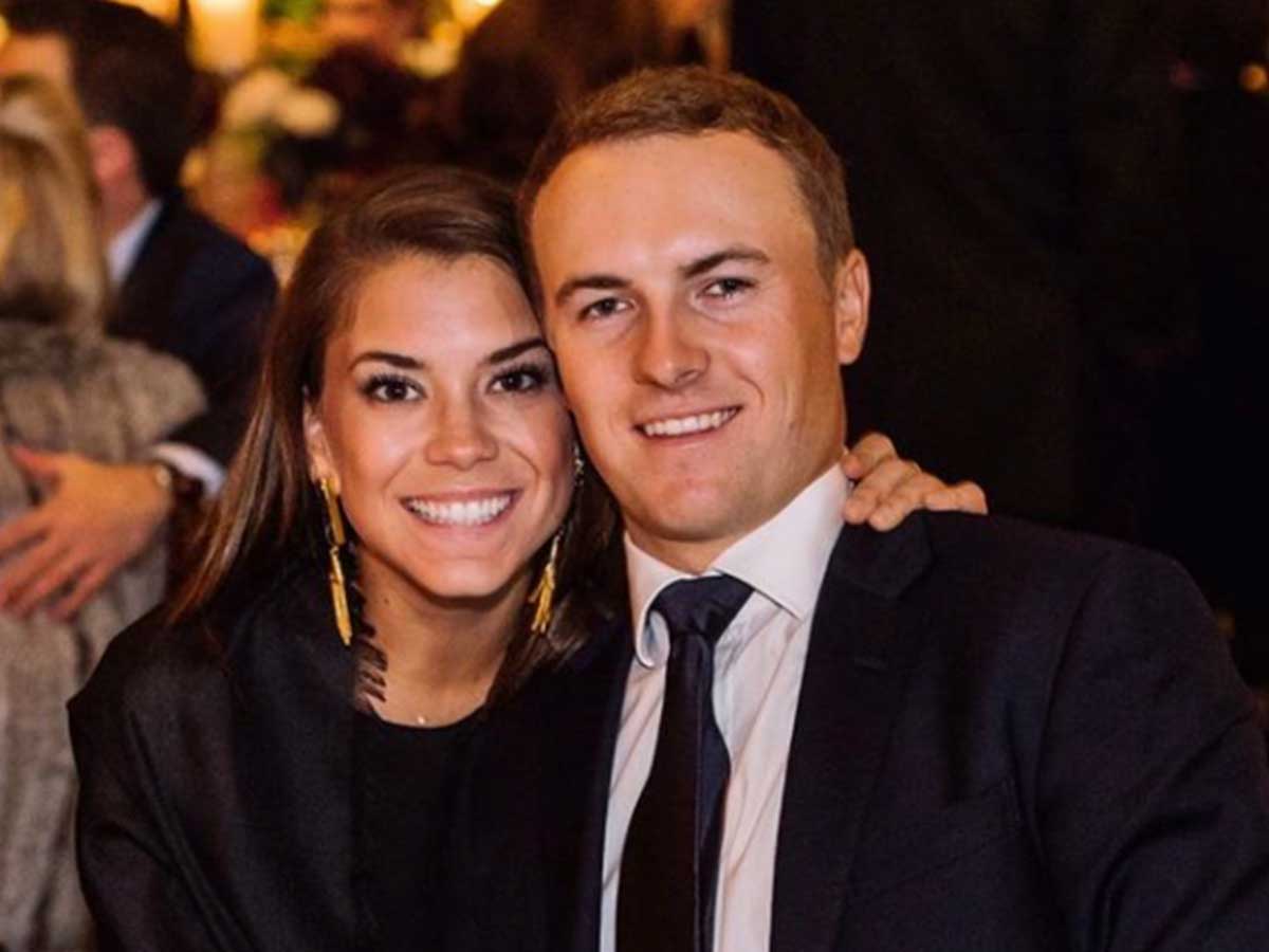 Jordan Spieth and Annie Verret