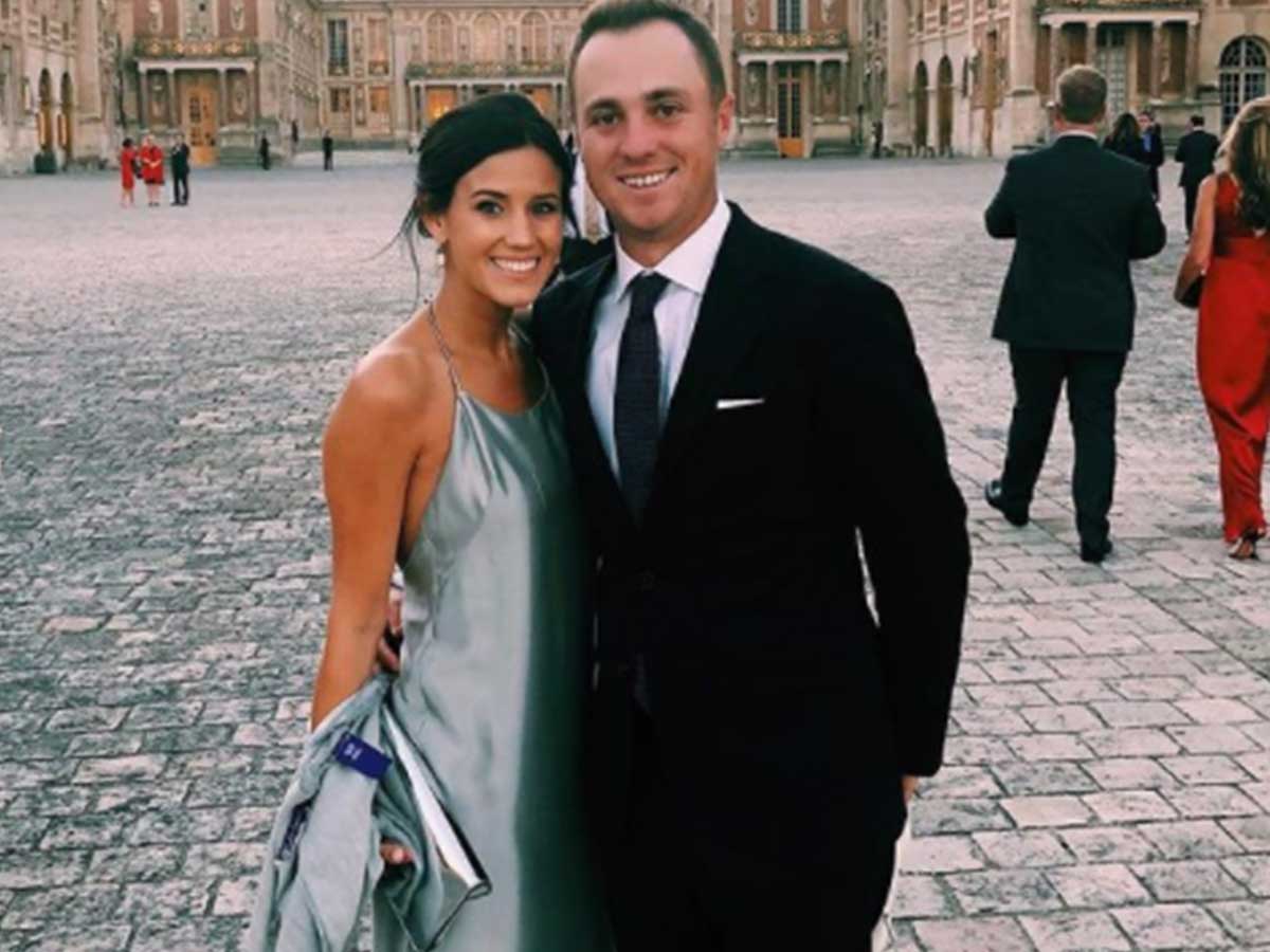 Justin Thomas and Jillian Wisniewski