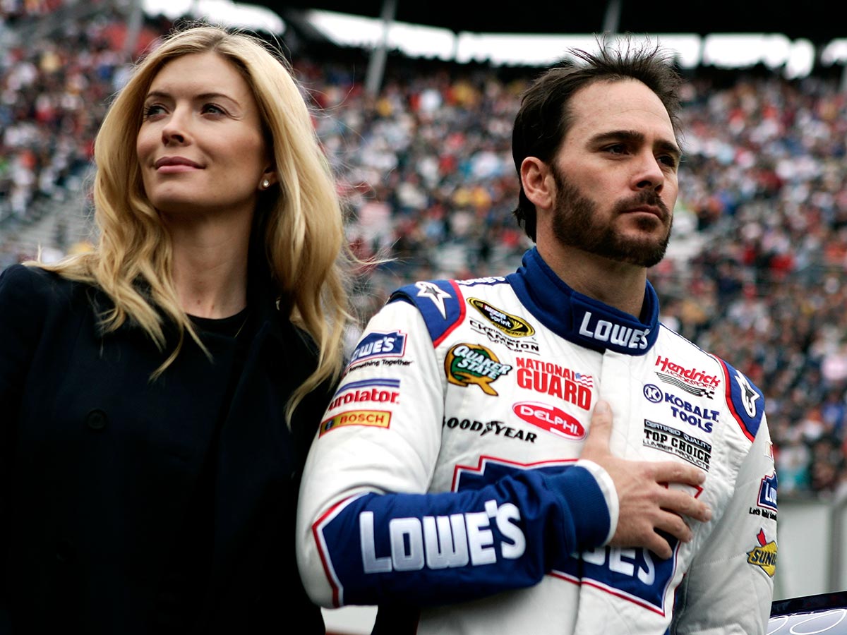 Chandra Janway and Jimmie Johnson