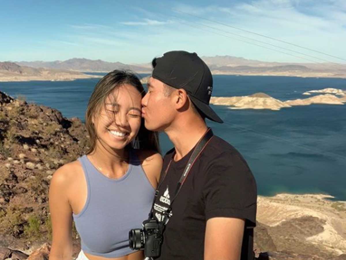 Collin Morikawa and Katherine Zhu