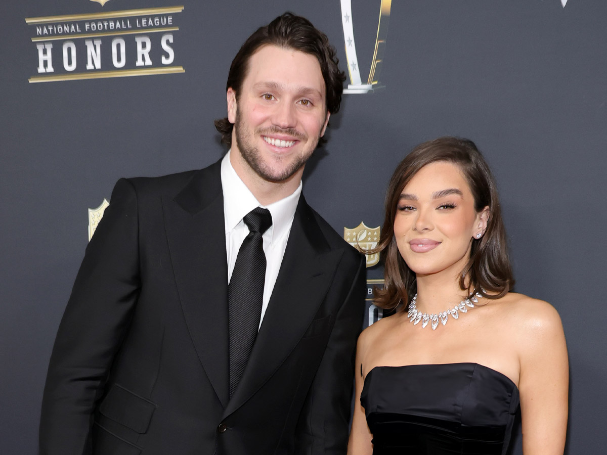Josh Allen and Hailee Steinfeld