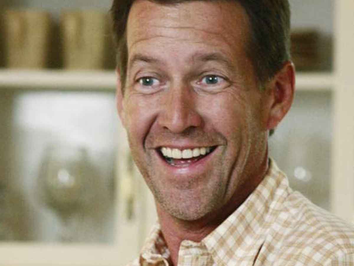 James Denton was glad his character croaked.
