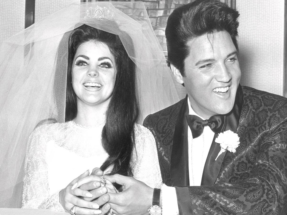 Elvis Presley and Priscilla Presley
