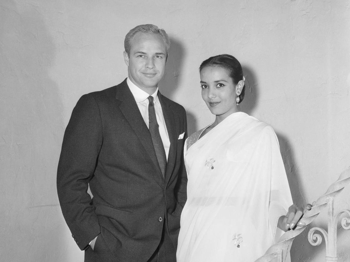 Marlon Brando and Anna Kashfi