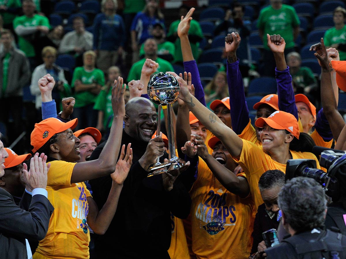MLB's Los Angeles Dodgers and WNBA's Los Angeles Sparks: Magic Johnson