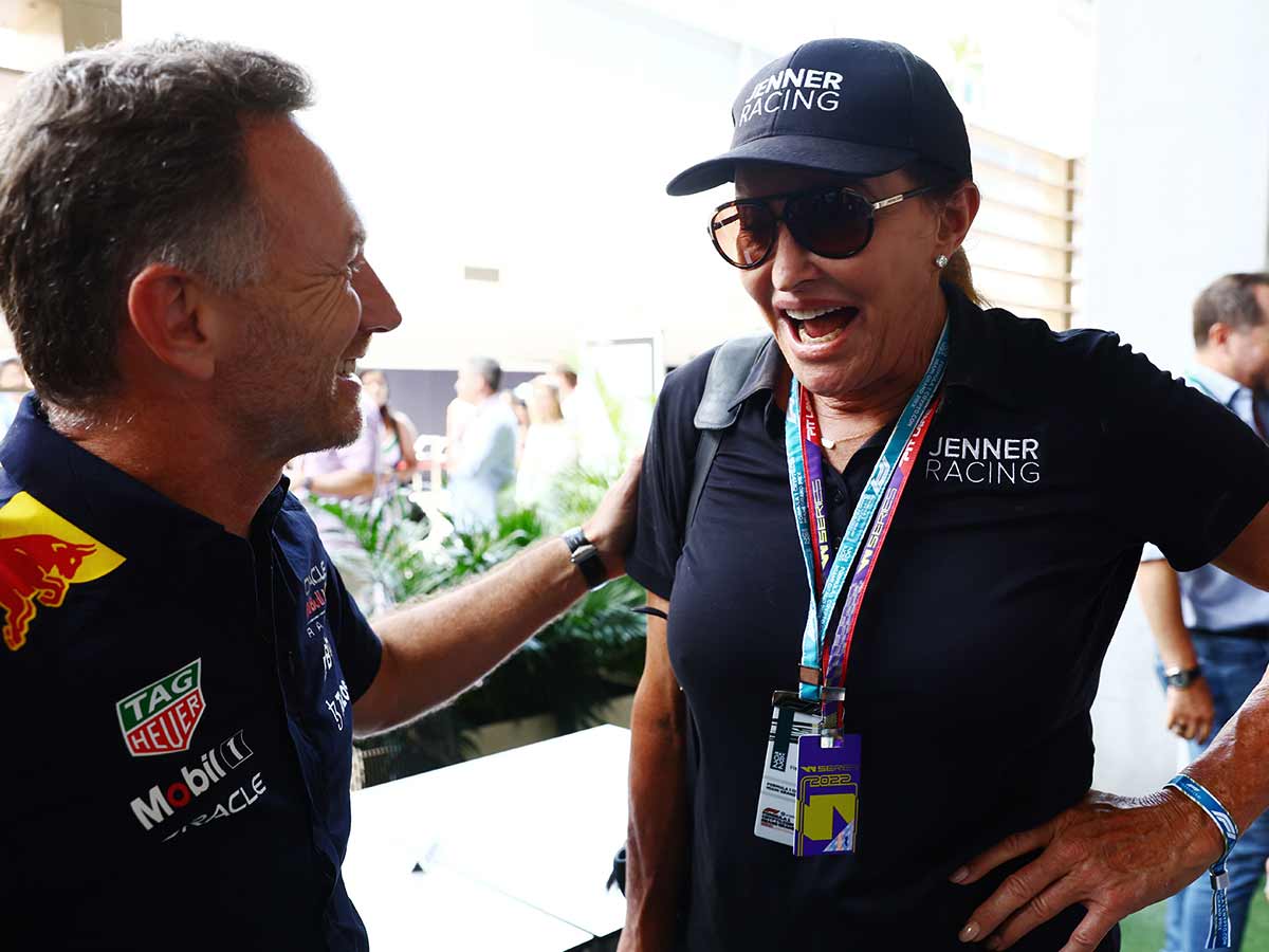 The Jenner Racing team: Caitlyn Jenner