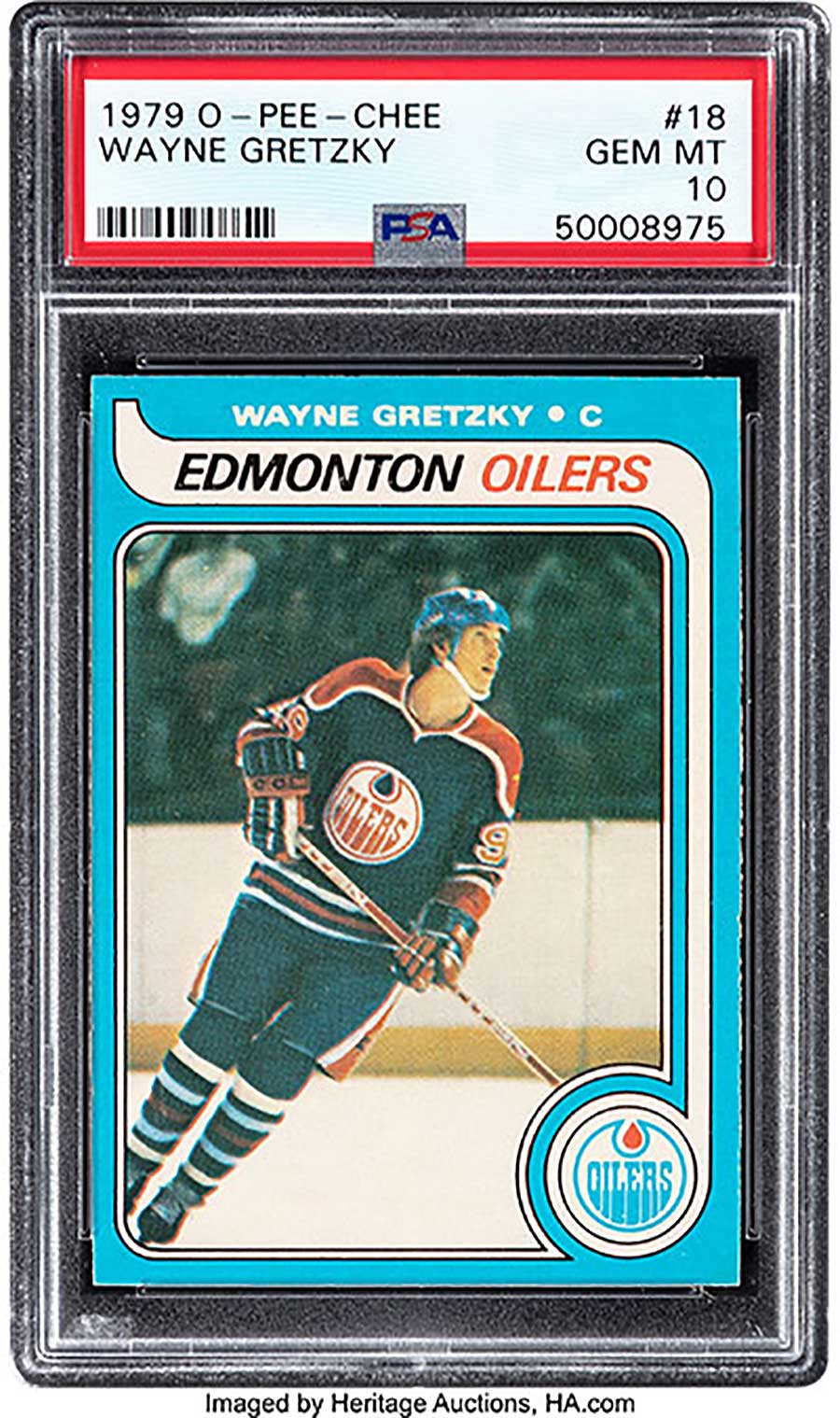 Wayne Gretzky (O-Pee-Chee #18 Wayne Gretzky Hockey Card 1979-80)