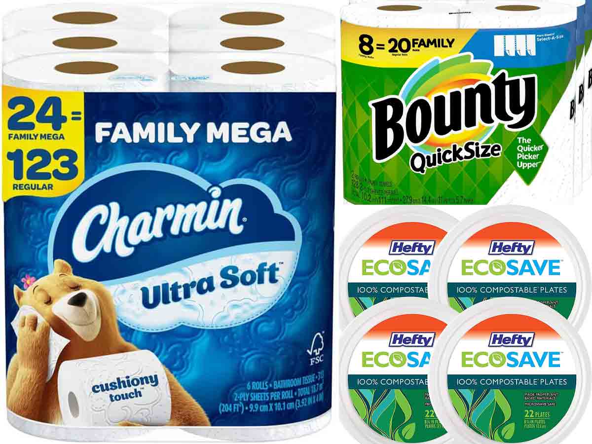 Paper Products | Bounty, Charmin, Hefty