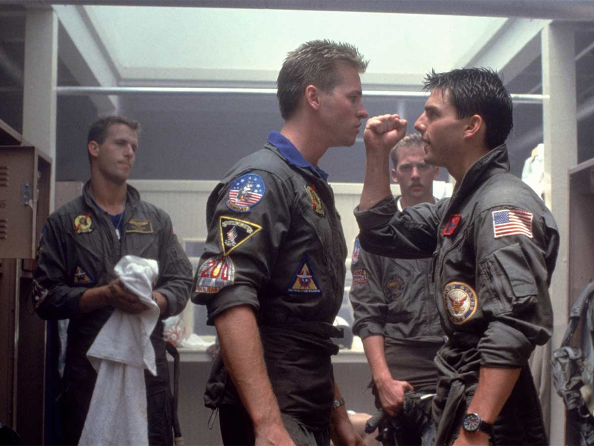 Tom Cruise and Val Kilmer had major conflict.