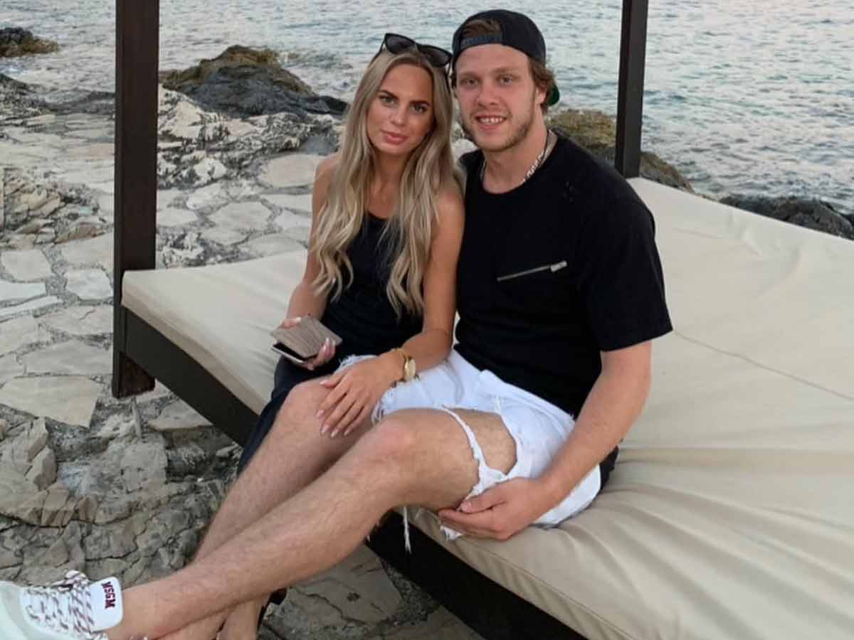David Pastrnák & Rebecca Rohlsson