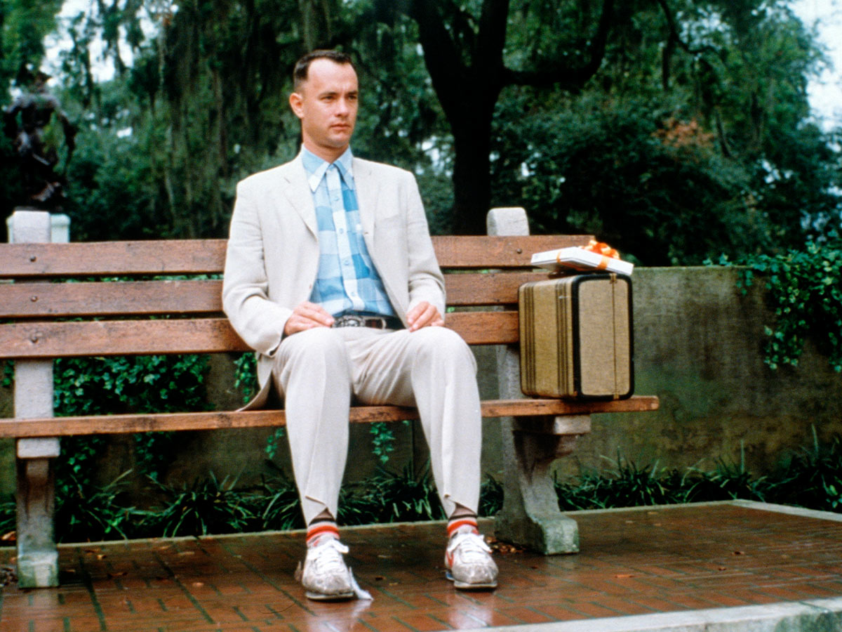 Forrest Wears a Blue Plaid Shirt to Signify Each Time Change