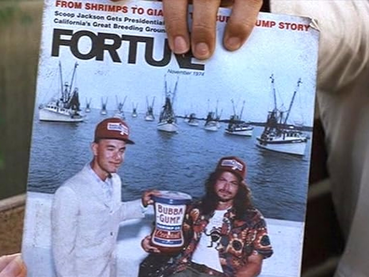Forrest Gump Has His Eyes Closed in Every Photograph