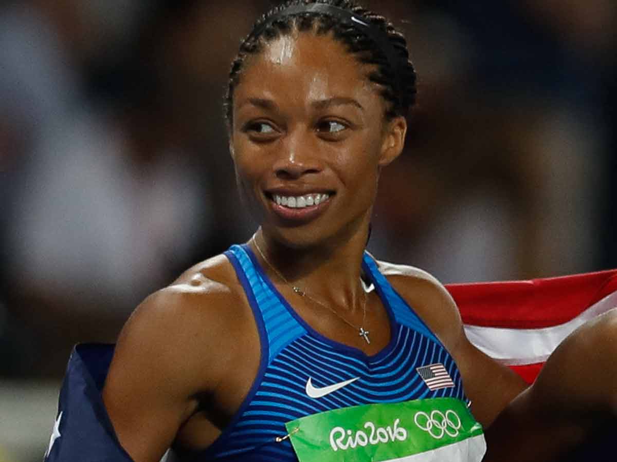 Then: Allyson Felix