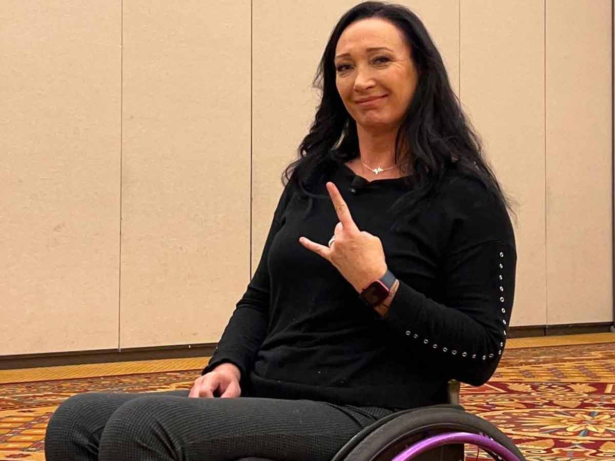 Now: Amy Van Dyken