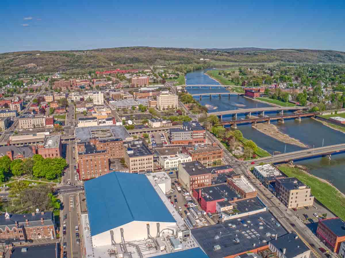 Leaving: Elmira, New York -5.3%