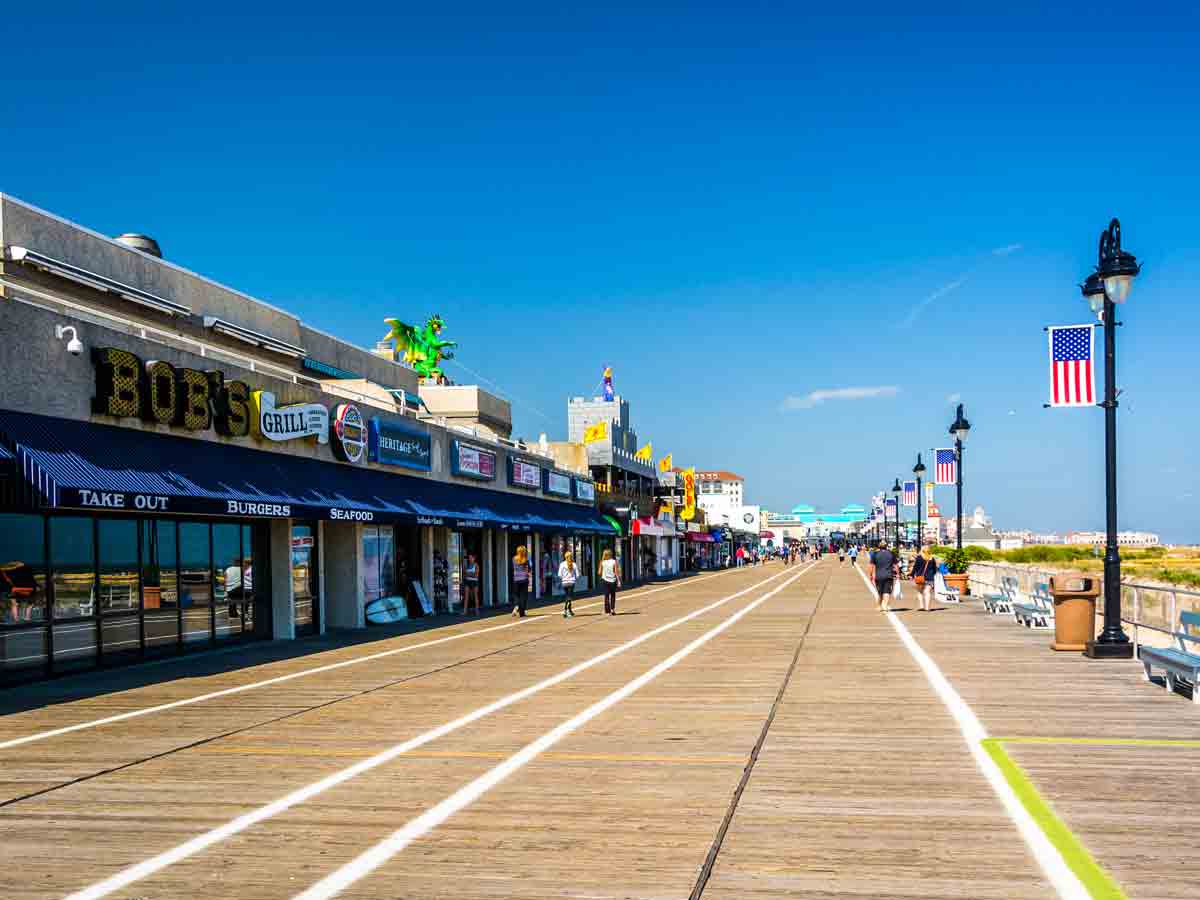 Leaving: Ocean City, New Jersey -2.1%
