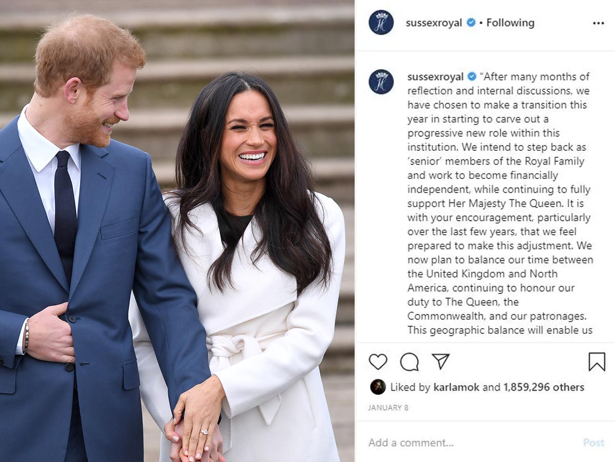 Harry & Meghan Step Down From the Royal Duties — Megxit