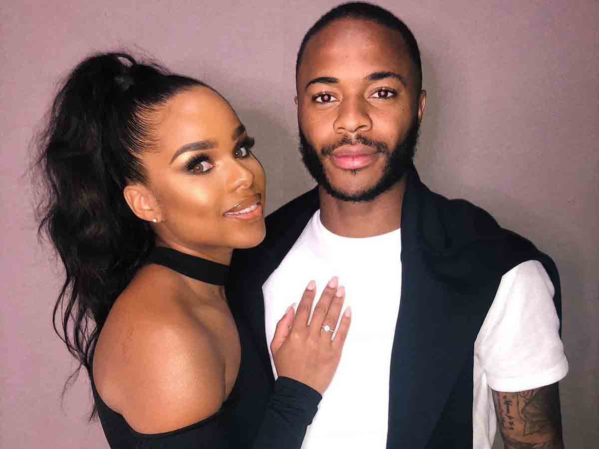 Paige Milian and Raheem Stirling