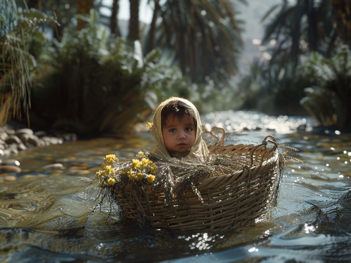 Moses in the River Basket