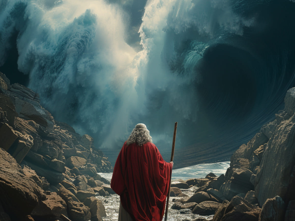 Moses Parting the Red Sea
