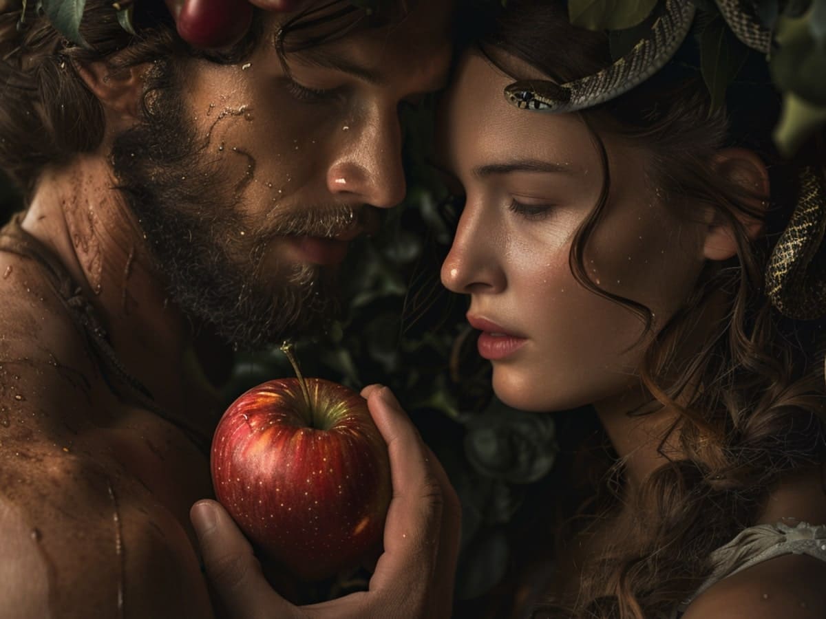 Adam, Eve, and the Snake