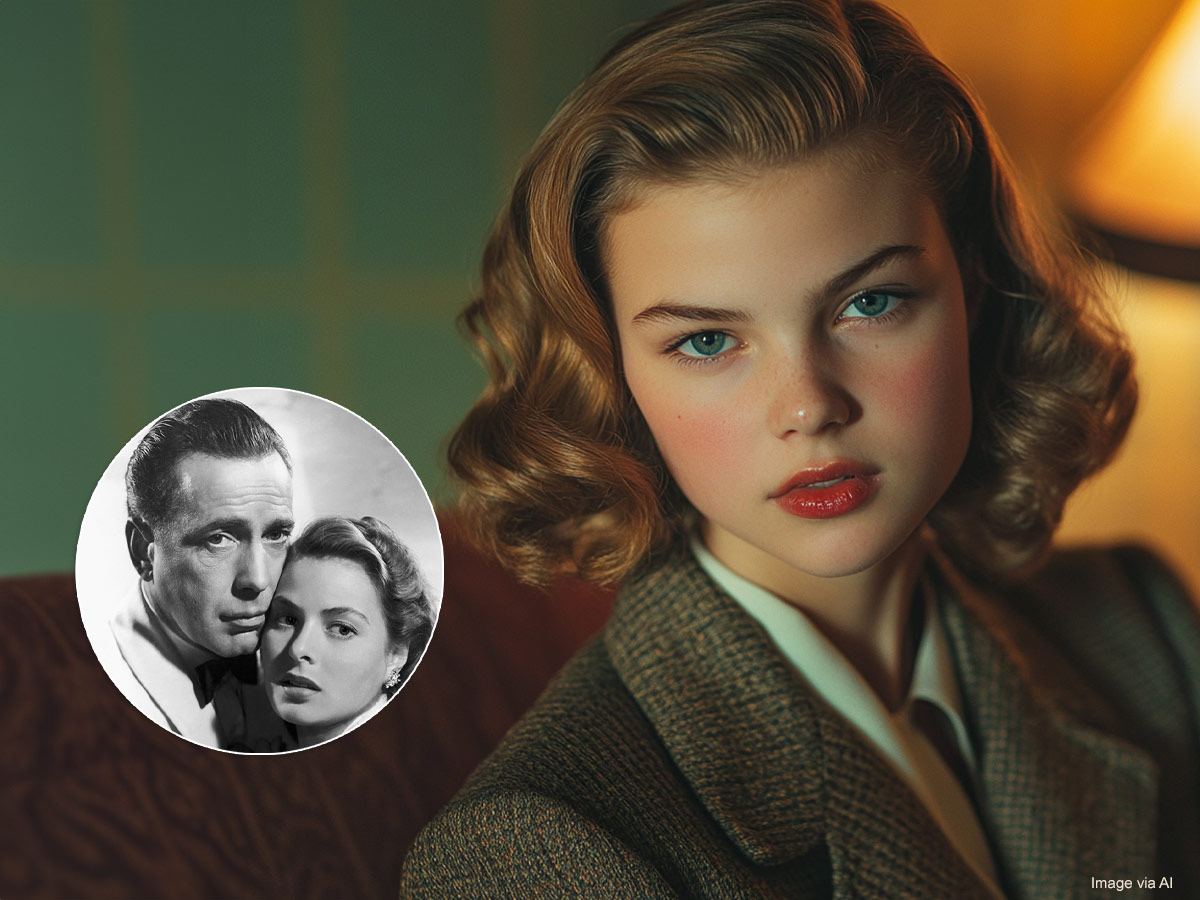 Humphrey Bogart and Ingrid Bergman