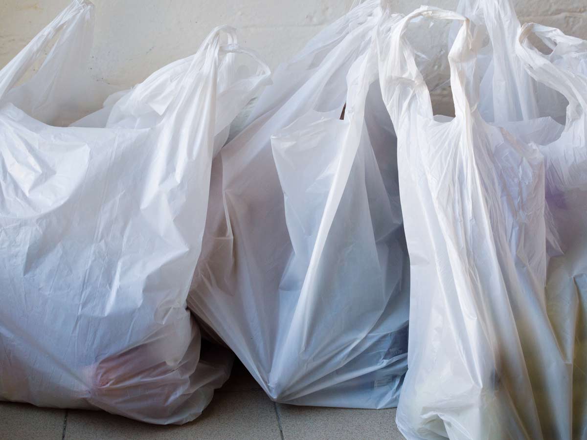 Sacs d'épicerie en plastique