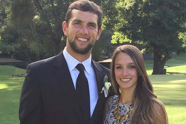 Andrew Luck et Nicole Pechanec