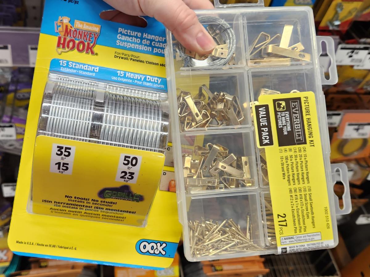 Buy: Picture Hanging Supplies