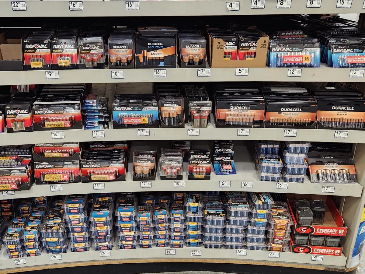 Avoid: Batteries