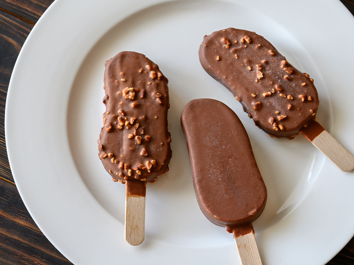 Chocolate-Dipped Ice Cream Bars