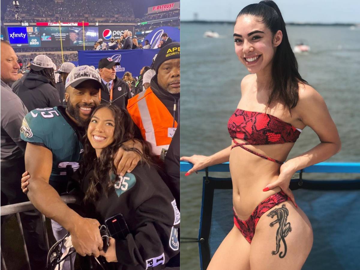 Boston Scott and Mariah Rojas