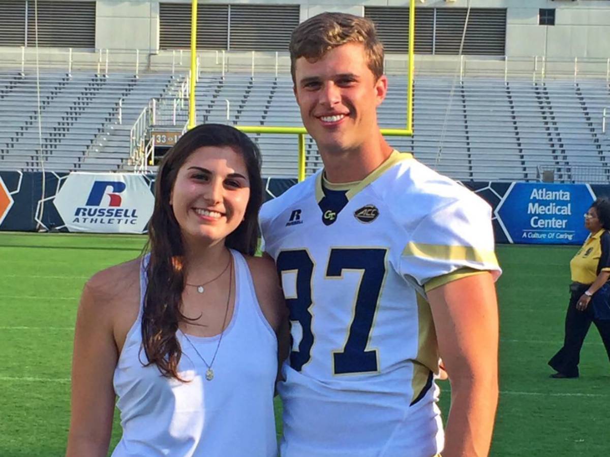 Harrison Butker and Isabelle Butker