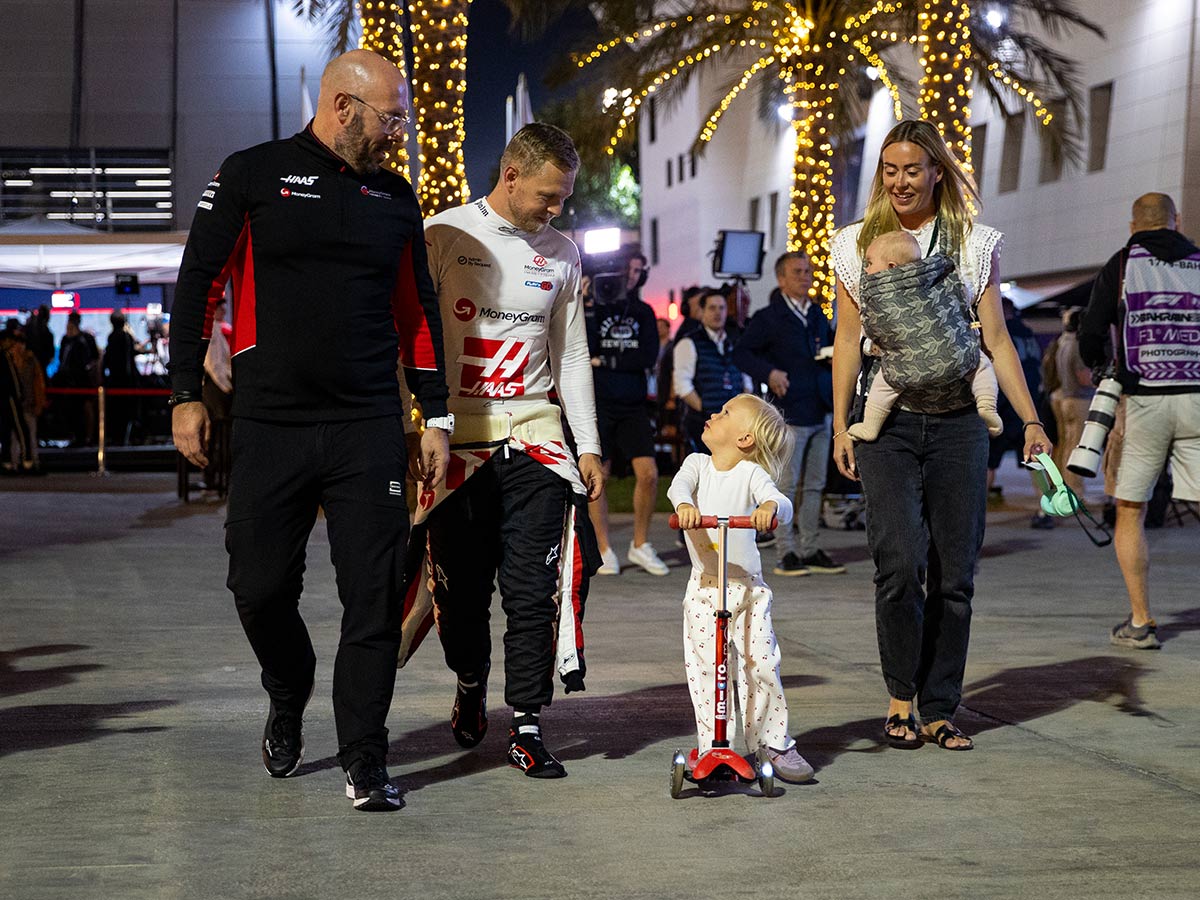Kevin Magnussen and Louise Gjørup