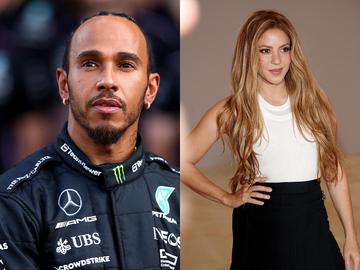 Lewis Hamilton and Shakira
