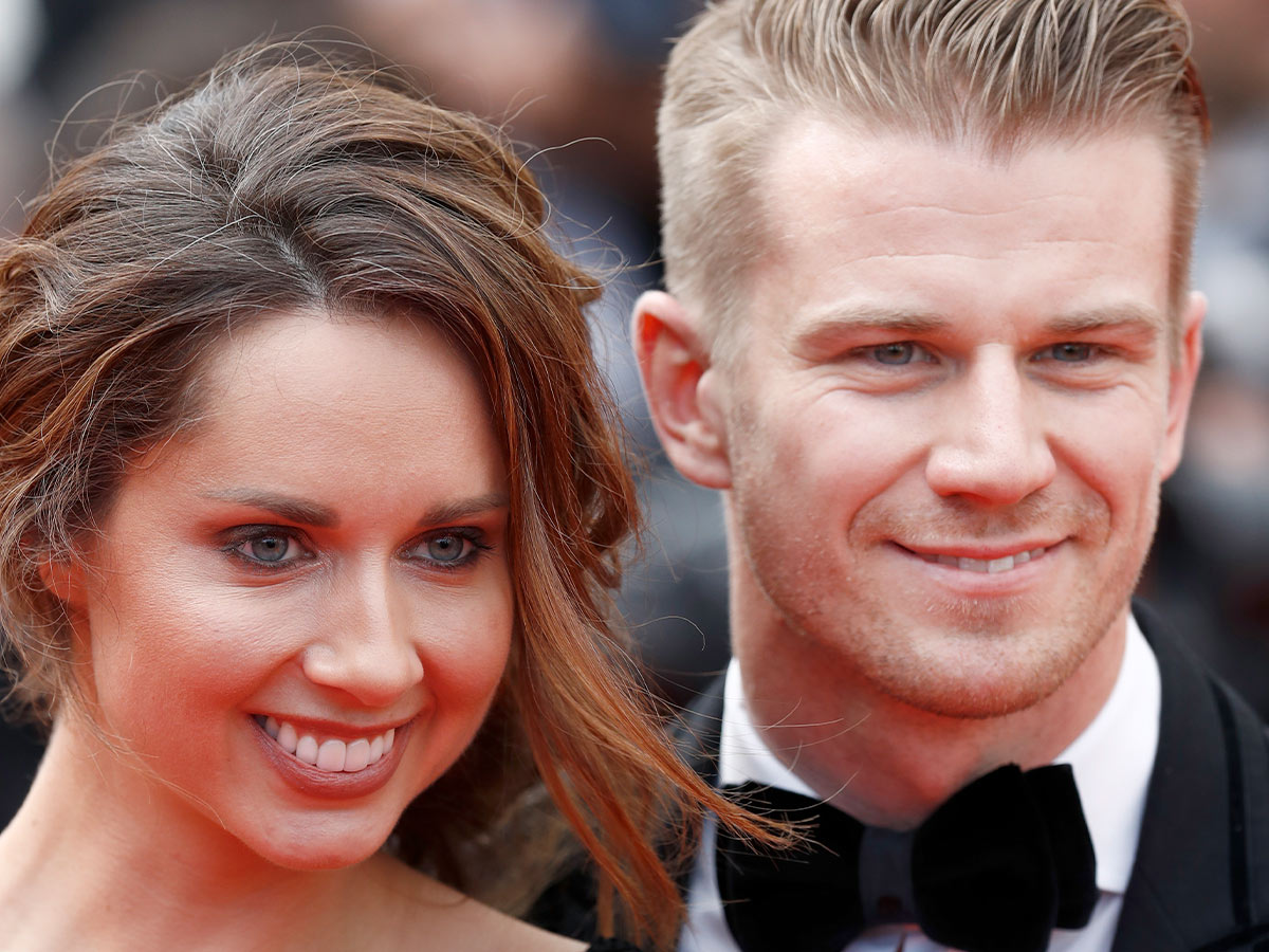 Nico Hulkenberg and Egle Ruškyte
