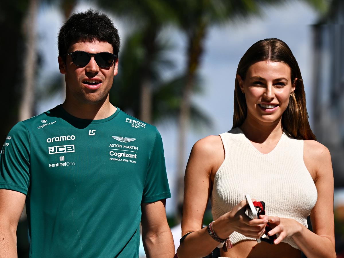 Lance Stroll and Sara Pagliaroli