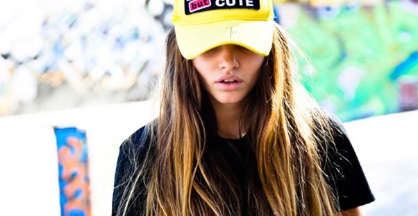 pretty girl in hat