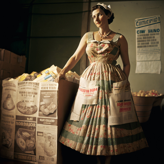 People Used Potato Sacks to Make Dresses During the Great Depression