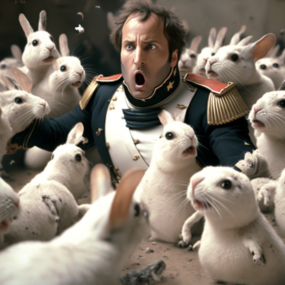 Napolean Bonaparte Was Attacked by Bunnies