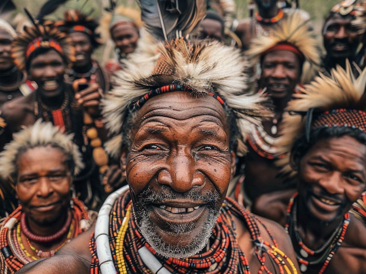 People of the Zulu Tribe