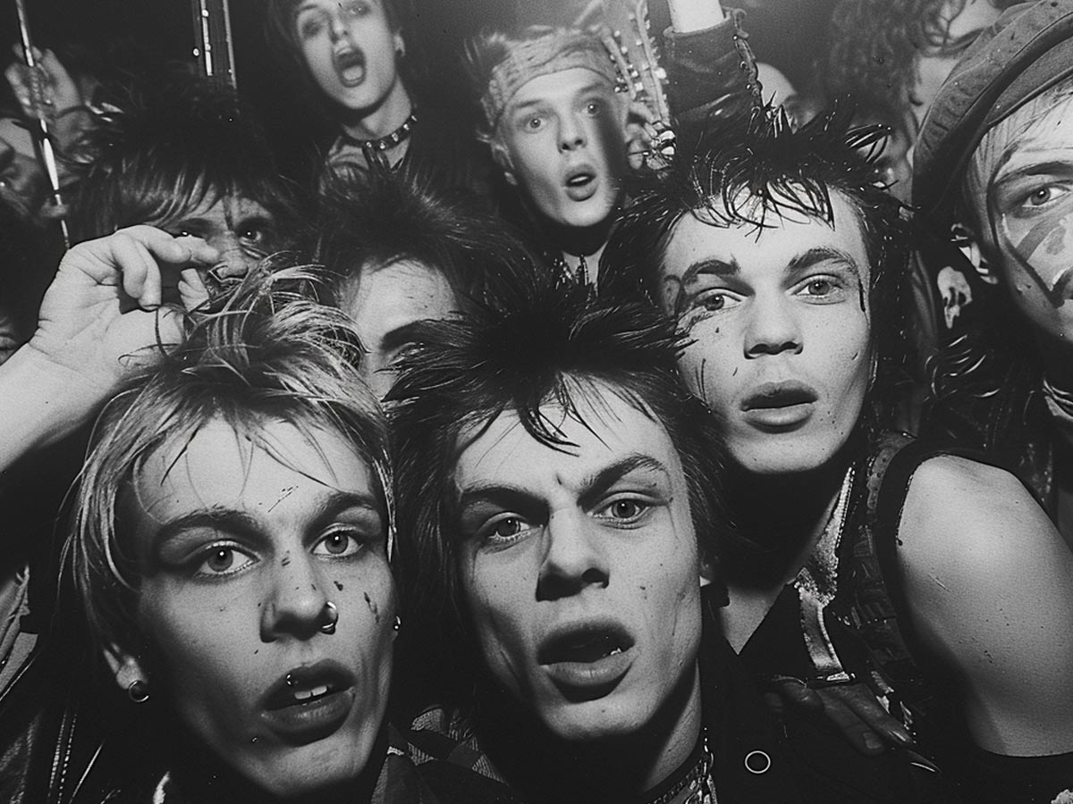 Punk Rockers at the Roxy