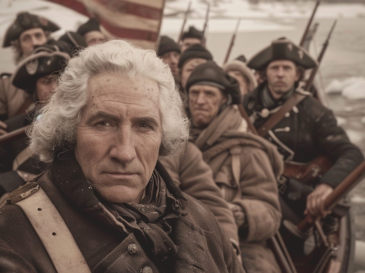 George Washington Crossing the Delaware
