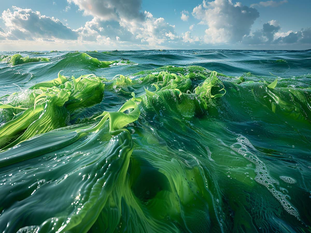 Oxygen-Depleting Ocean Bloom