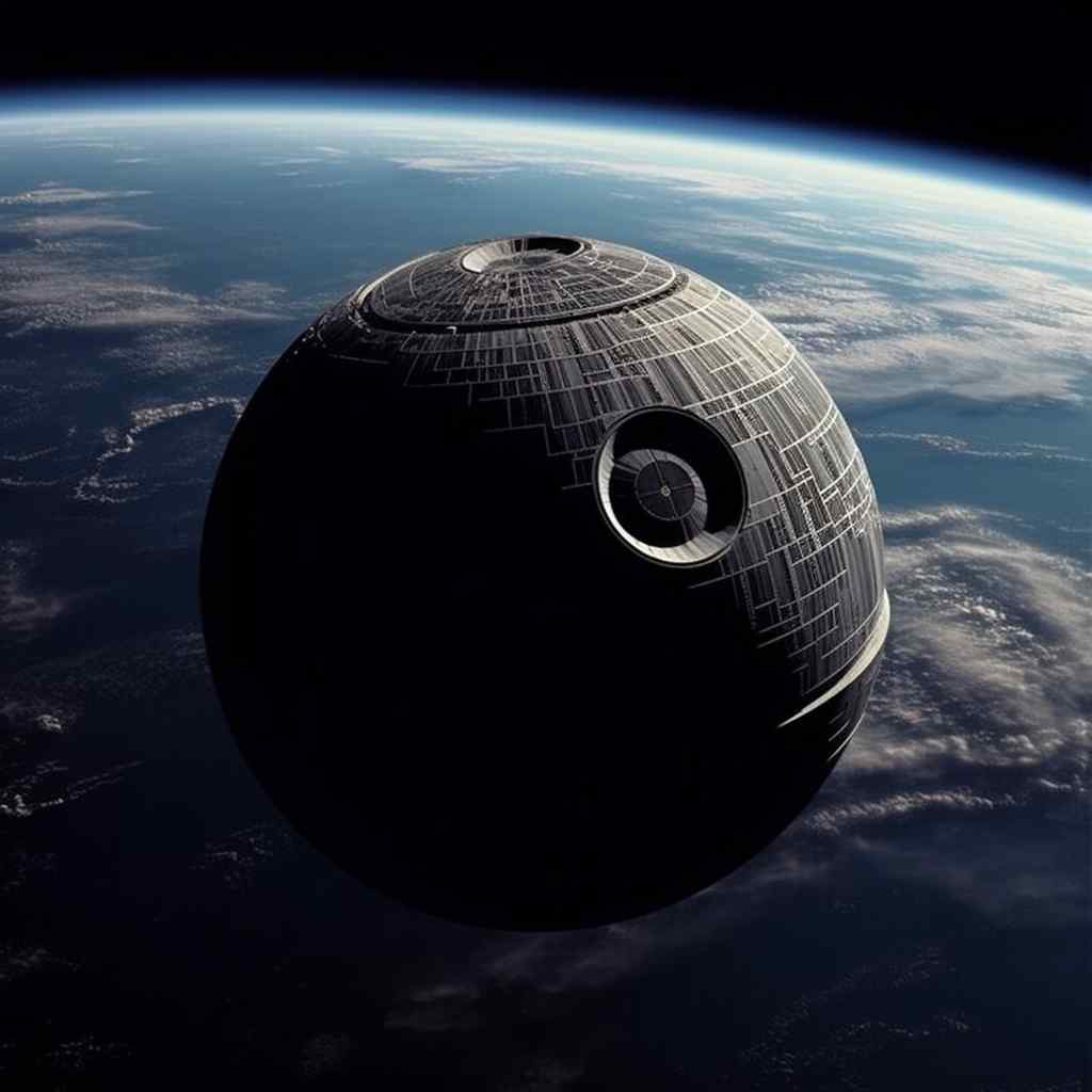 Moon Lapetus is a Deathstar