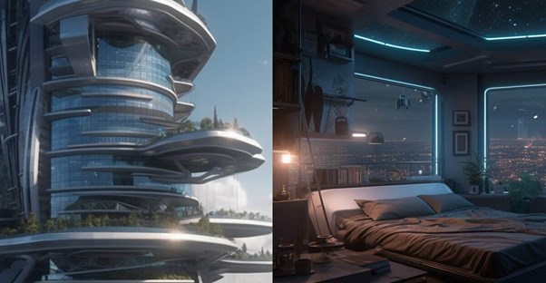 futuristic houses